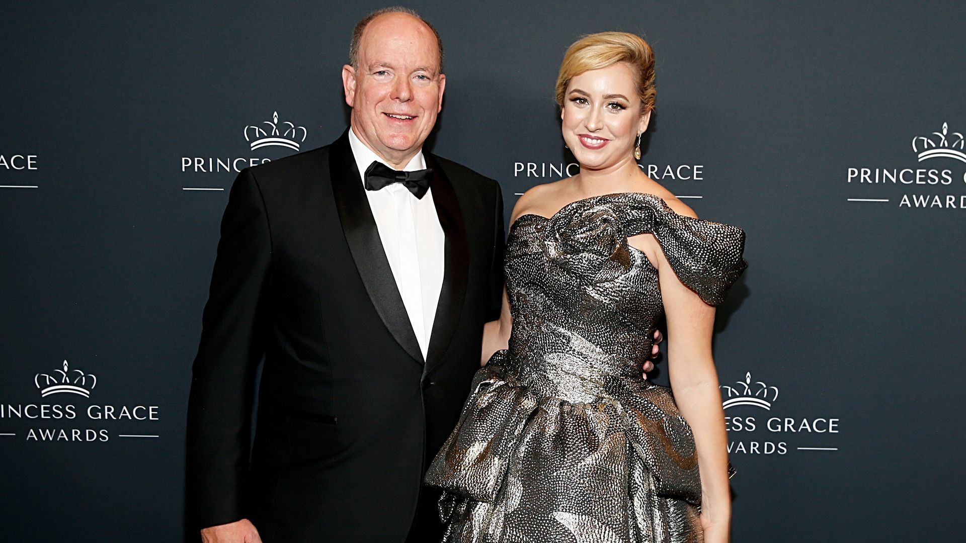 Prince Albert joined by daughter Jazmin Grace Grimaldi at Princess Grace Awards Gala