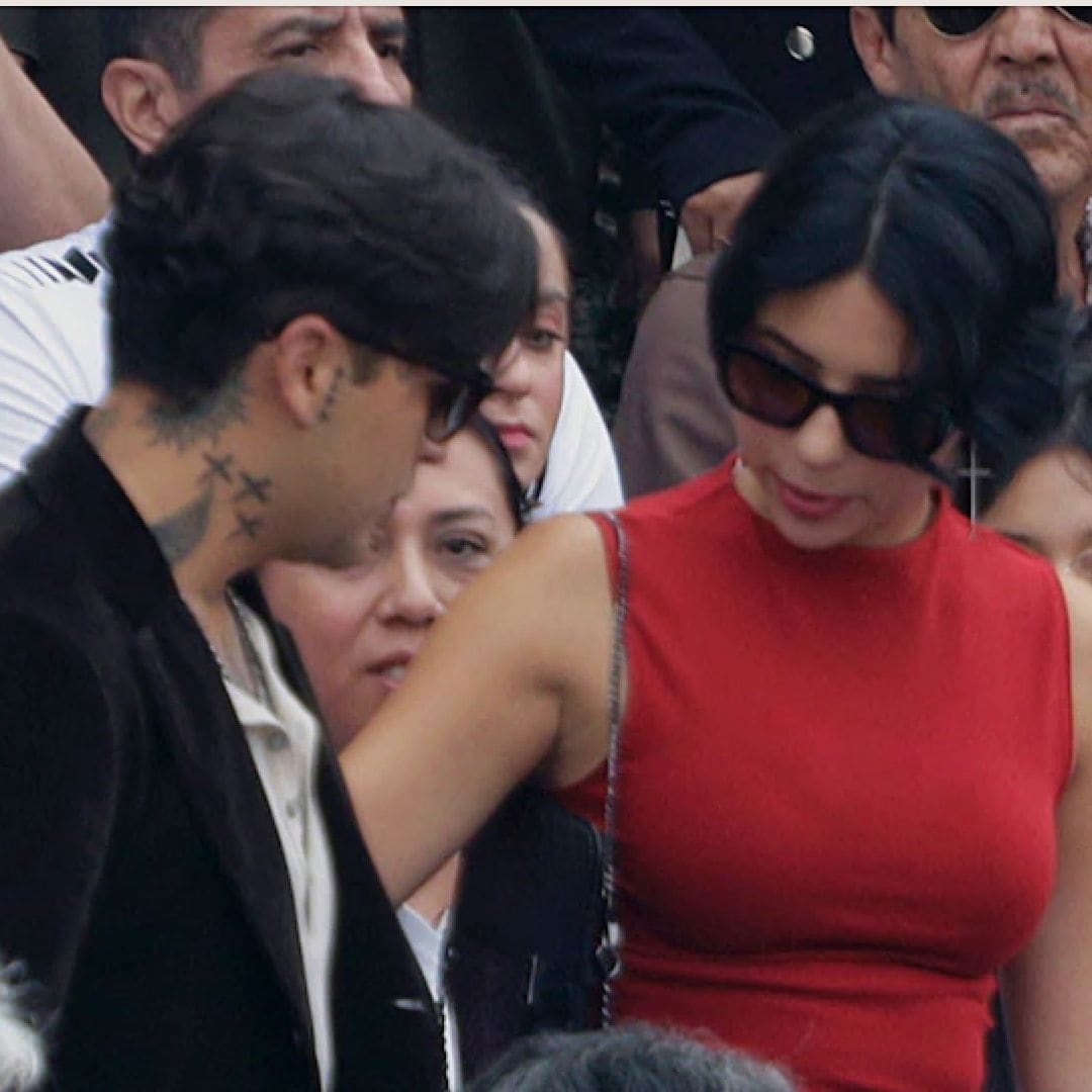 Christian Nodal and Ángela Aguilar look happy and in love at the Military Parade