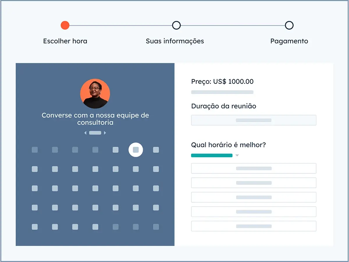 agenda conectada - hubspot para outlook