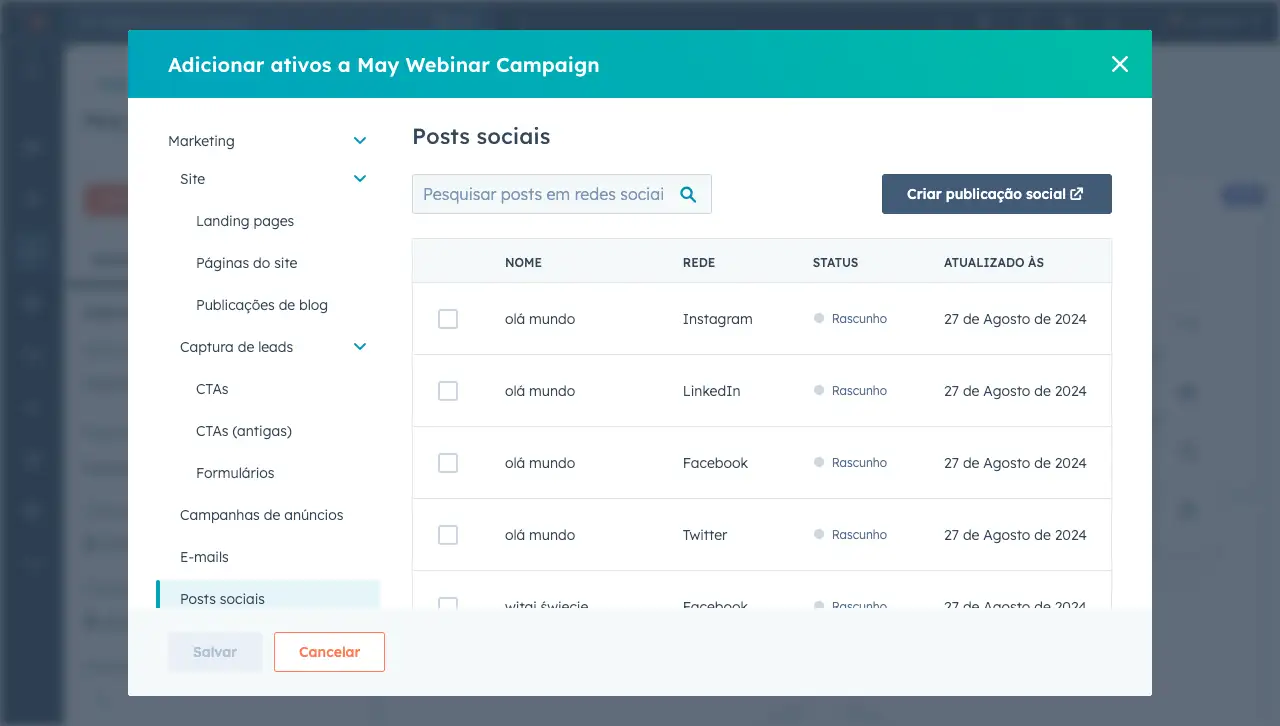 ferramenta de social media monitoring da HubSpot