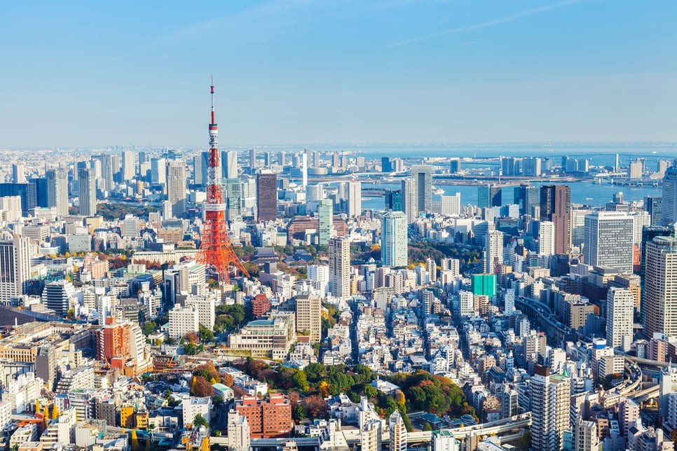 Tokyo city skyline