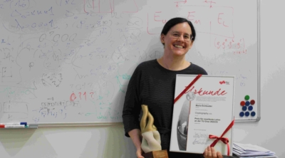 Maria Eichlseder awarded prize for excellence in teaching