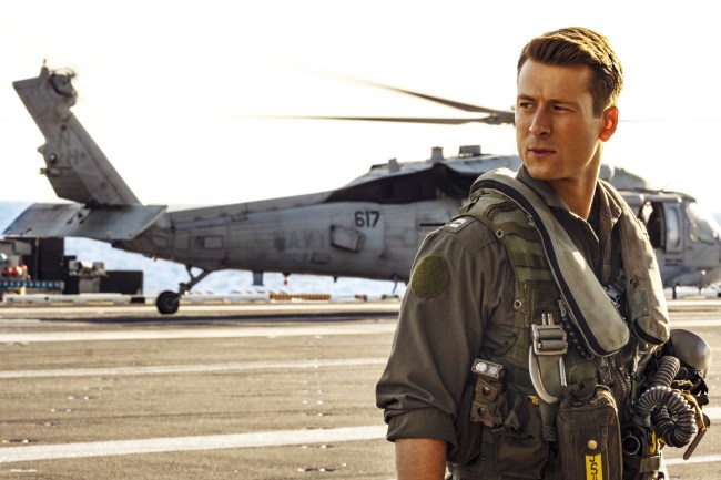 Glen Powell in "Top Gun: Maverick"