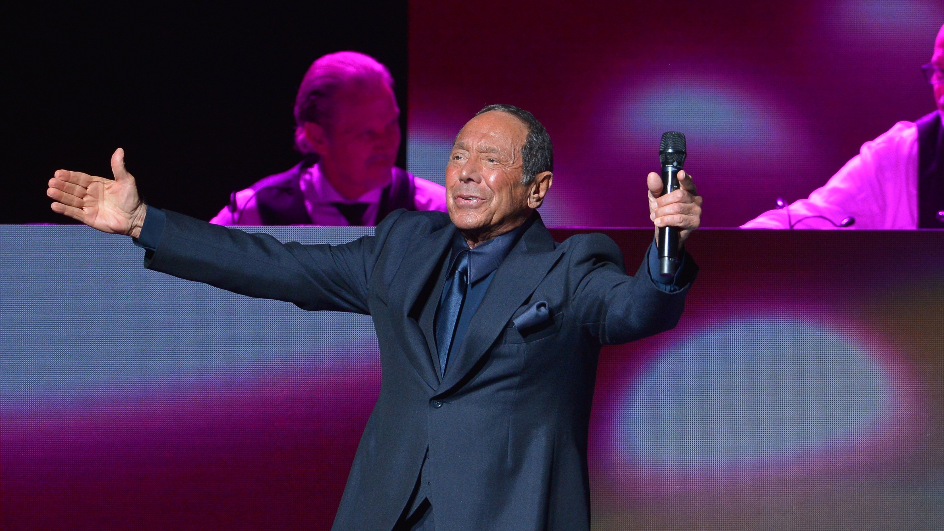 HOLLYWOOD, FL - MARCH 25:  Paul Anka performs live on stage during Paul Anka Greatest Hits: His Way! Tour at Hard Rock Live at Seminole Hard Rock Hotel & Casino Hollywood on March 25, 2023 in Hollywood, Florida.  (Photo by Johnny Louis/Getty Images)