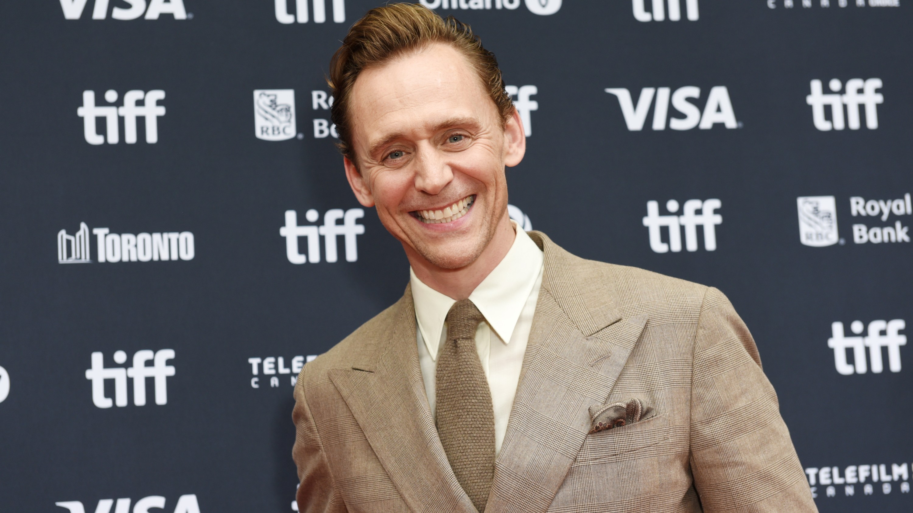 TORONTO, ONTARIO - SEPTEMBER 06: Tom Hiddleston attends the premiere of 'The Life of Chuck' during the 2024 Toronto International Film Festival at Princess of Wales Theatre on September 06, 2024 in Toronto, Ontario. (Photo by Olivia Wong/Getty Images)