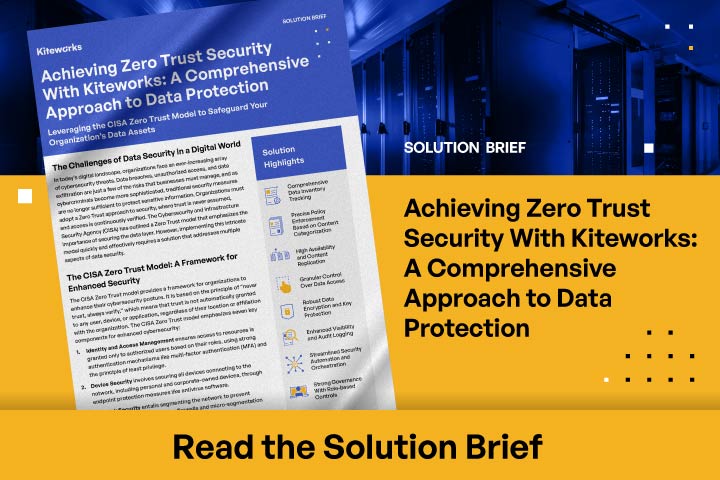 Achieving Zero Trust Security With Kiteworks: A Comprehensive Approach to Data Protection