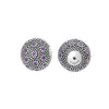 Signature Caviar Amethyst Earring Backs