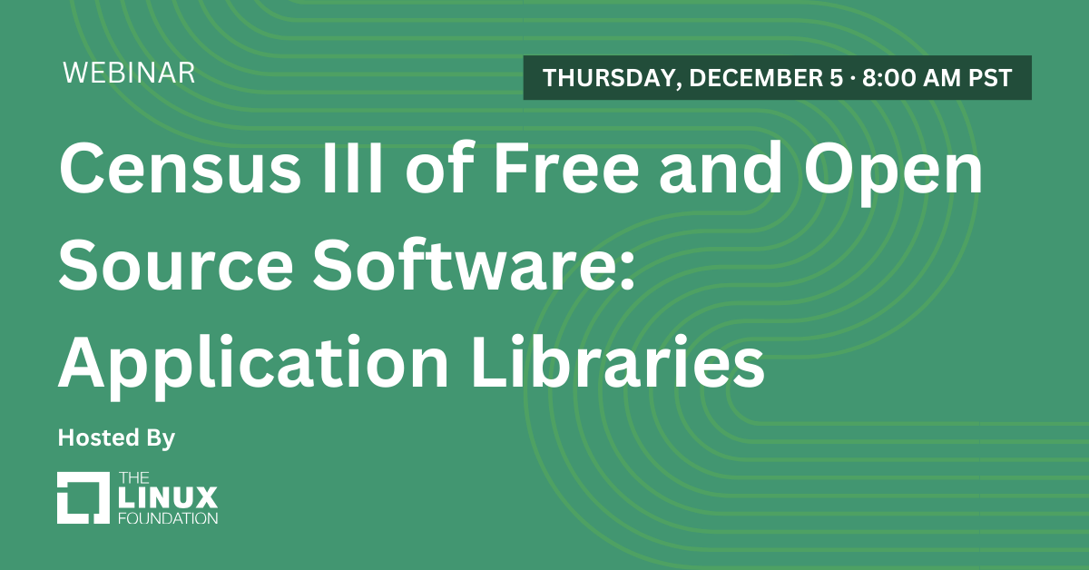 Census III of Free and Open Source Software: Application Libraries featured image