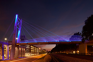 bridge at night