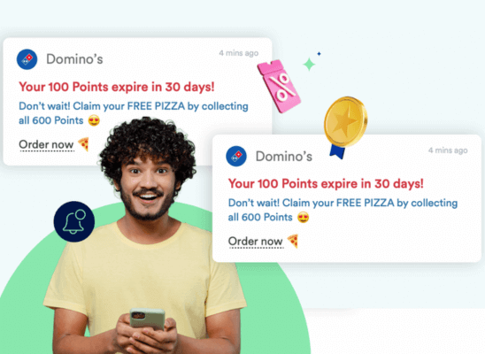 Domino’s uses personalized campaigns to drive engagement with their rewards program