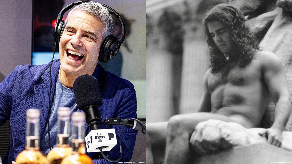 Watch What Happens When Andy Cohen Recreates Nude Photo 30 Years Later