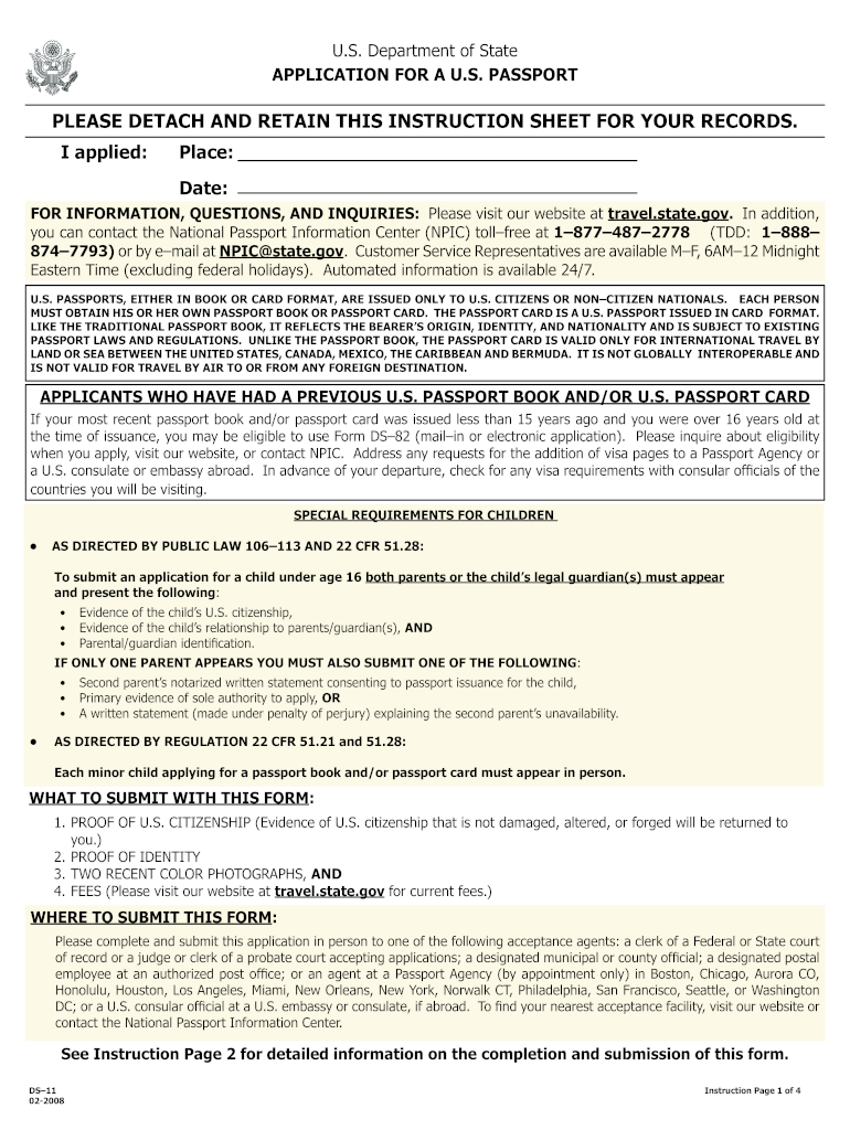 ds 11 form pdf Preview on Page 1