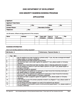 Application Package - Ohio Development Services Agency - State of - development ohio