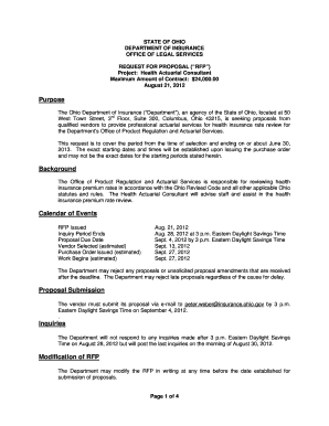 View INS015 PDF - State Procurement - State of Ohio - procure ohio