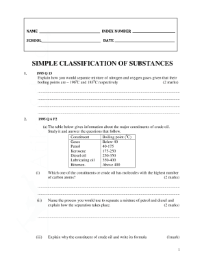 Chemistry form 1 questions and answers pdf