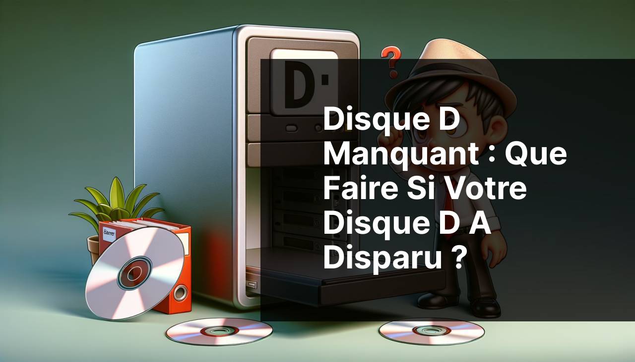 Disparition du lecteur D : Que faire si votre lecteur D a disparu ?