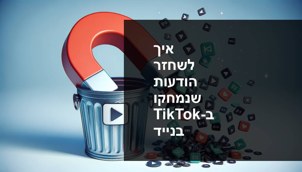 כיצד לשחזר הודעות שנמחקו ב-TikTok על הטלפון שלך