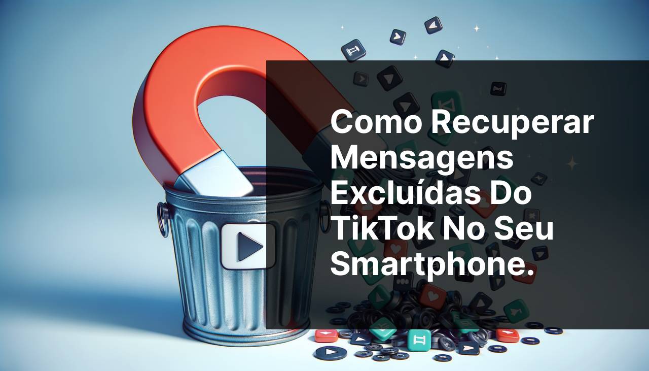 Como Recuperar Mensagens Apagadas no TikTok no Seu Celular