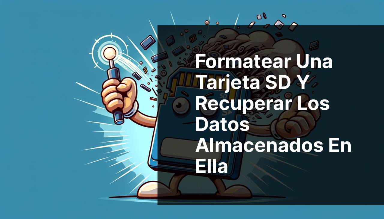 Cómo deshacer el formato de una tarjeta SD y recuperar datos de ella