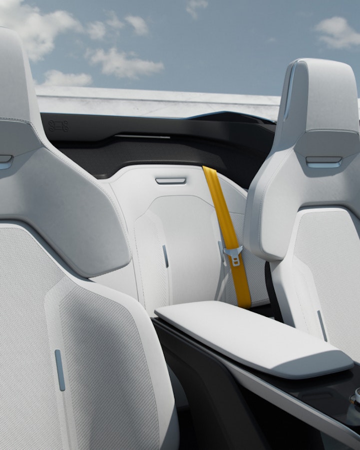 Front seats in the Polestar 6 LA Concept edition