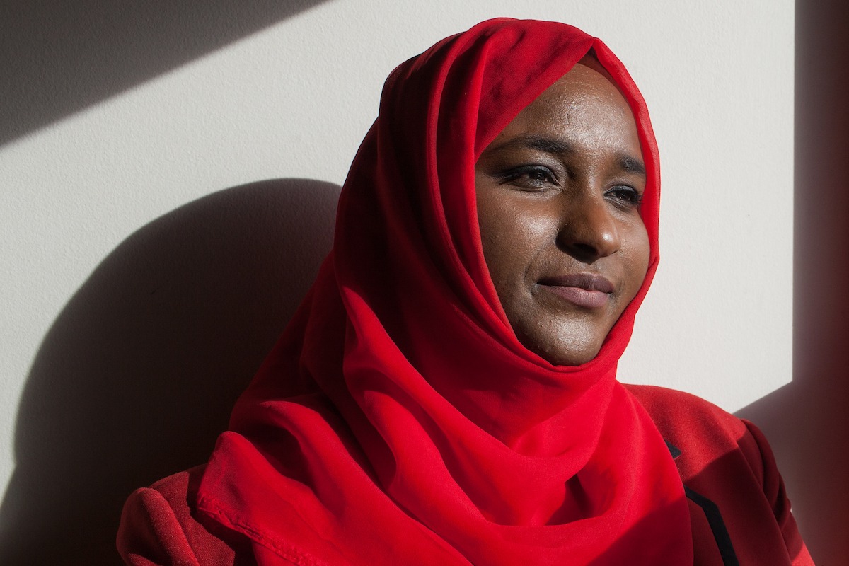 Iftan Hagimohamed poses for a portrait at the New Holly Gathering Hall on November 12, 2016. Photo by Jovelle Tamayo