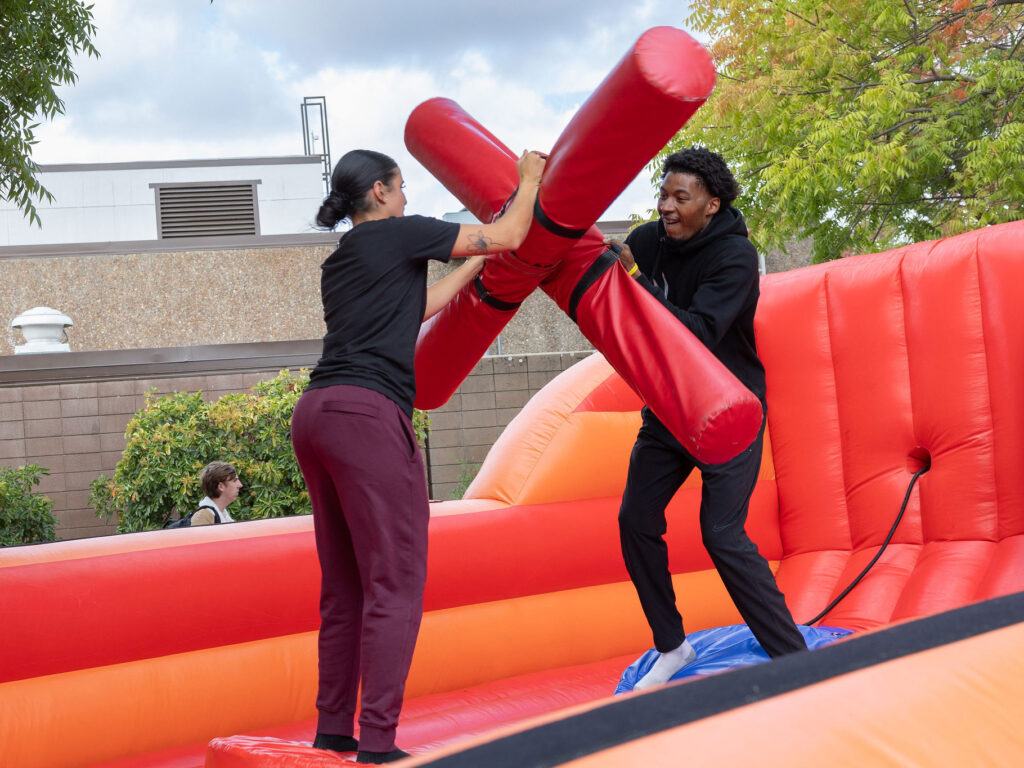 Students duke it out for fun