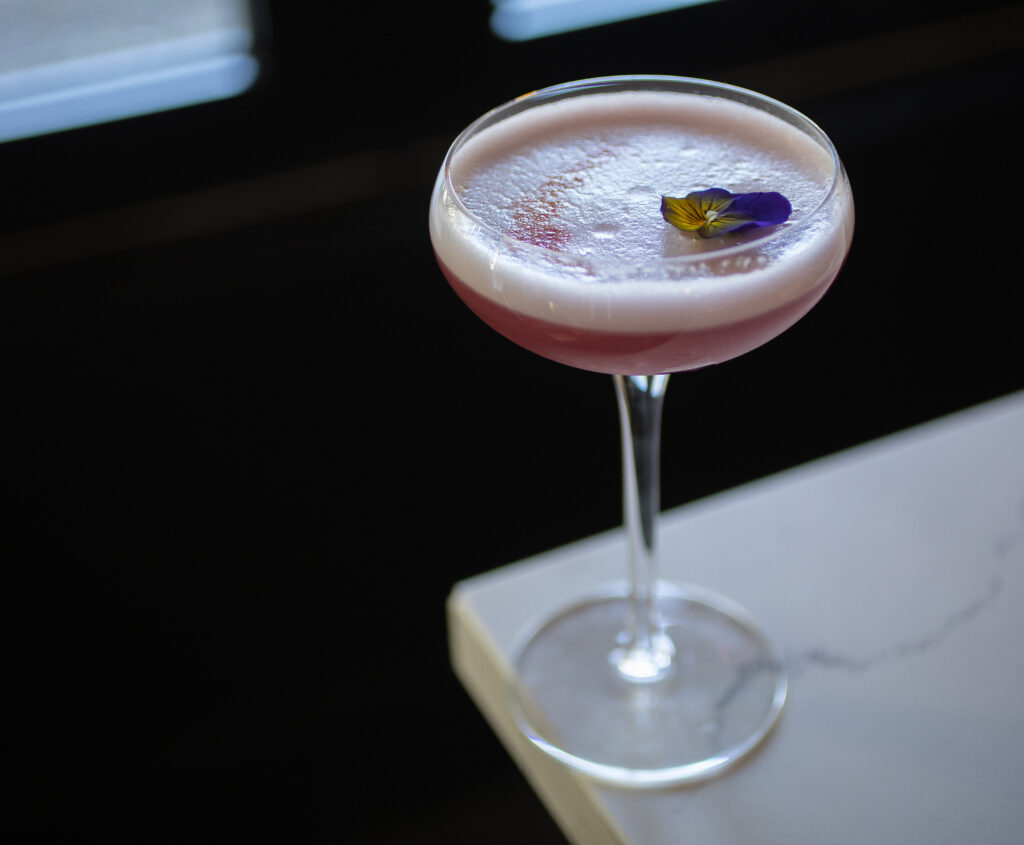 Strawberry cocktail at Kancha Champagne Bar & Tapas in downtown Santa Rosa. (Chad Surmick / The Press Democrat)