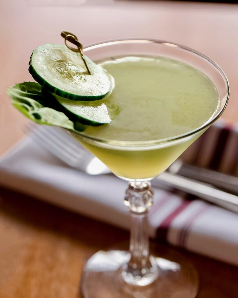 Cucumber Martini at Seared in Petaluma. (Courtesy Seared)