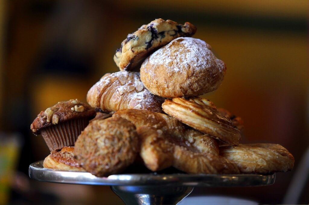 A selection of pastries from The Model Bakery in St. Helena. (photo by John Burgess/The Press Democrat)