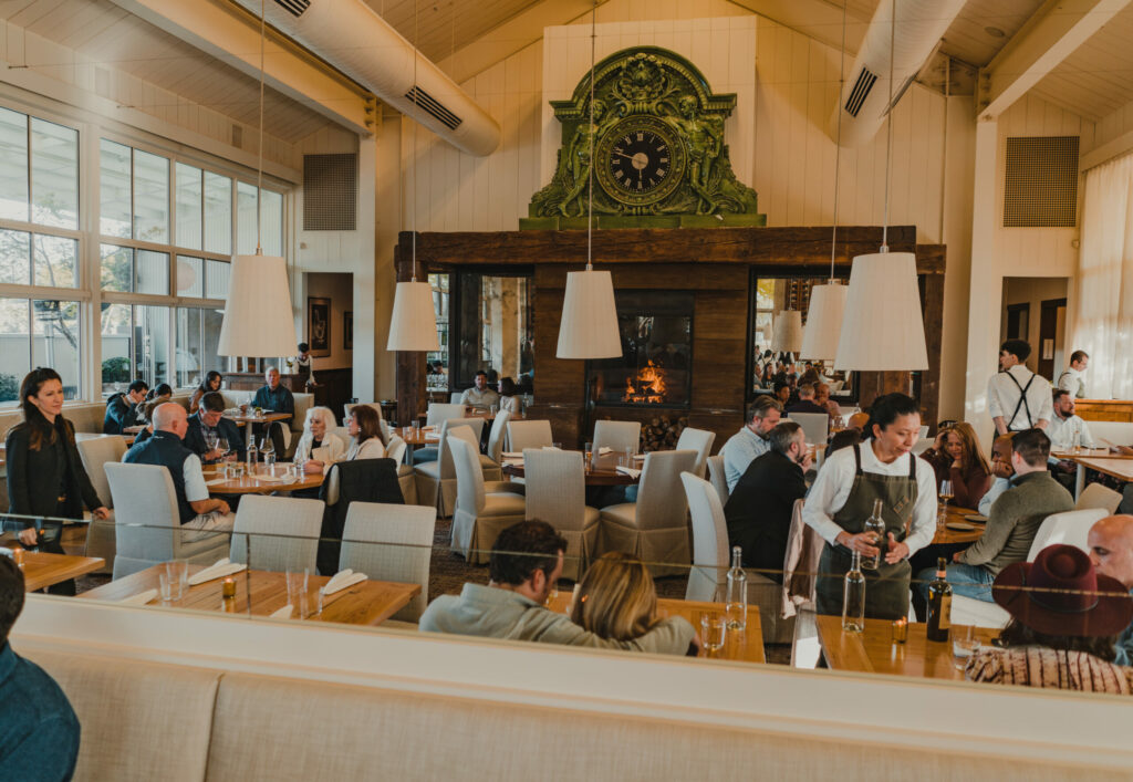 The dining room at PRESS Restaurant Napa Valley. (Ryan Anderson/Courtesy Suited Hospitality)