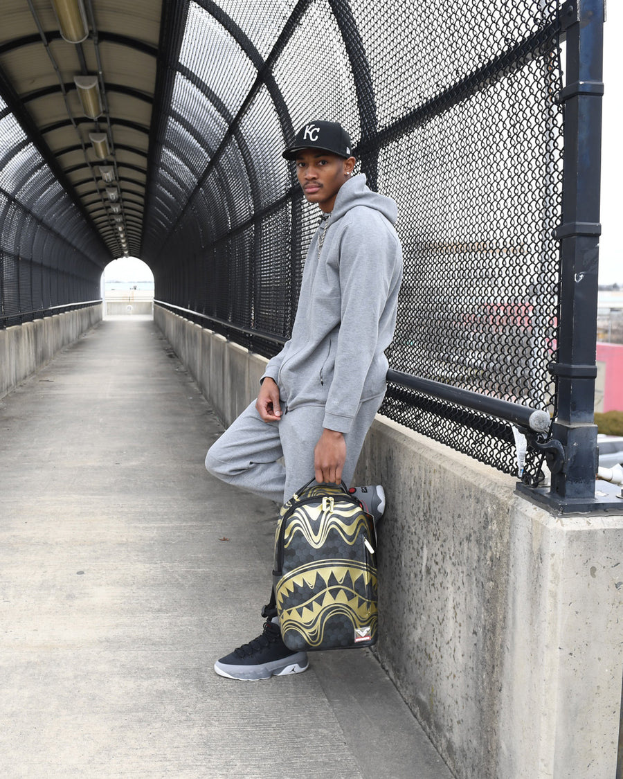 SPRAYGROUND® BACKPACK HONEYCOMB DEVONTA SMITH COLLAB BACKPACK