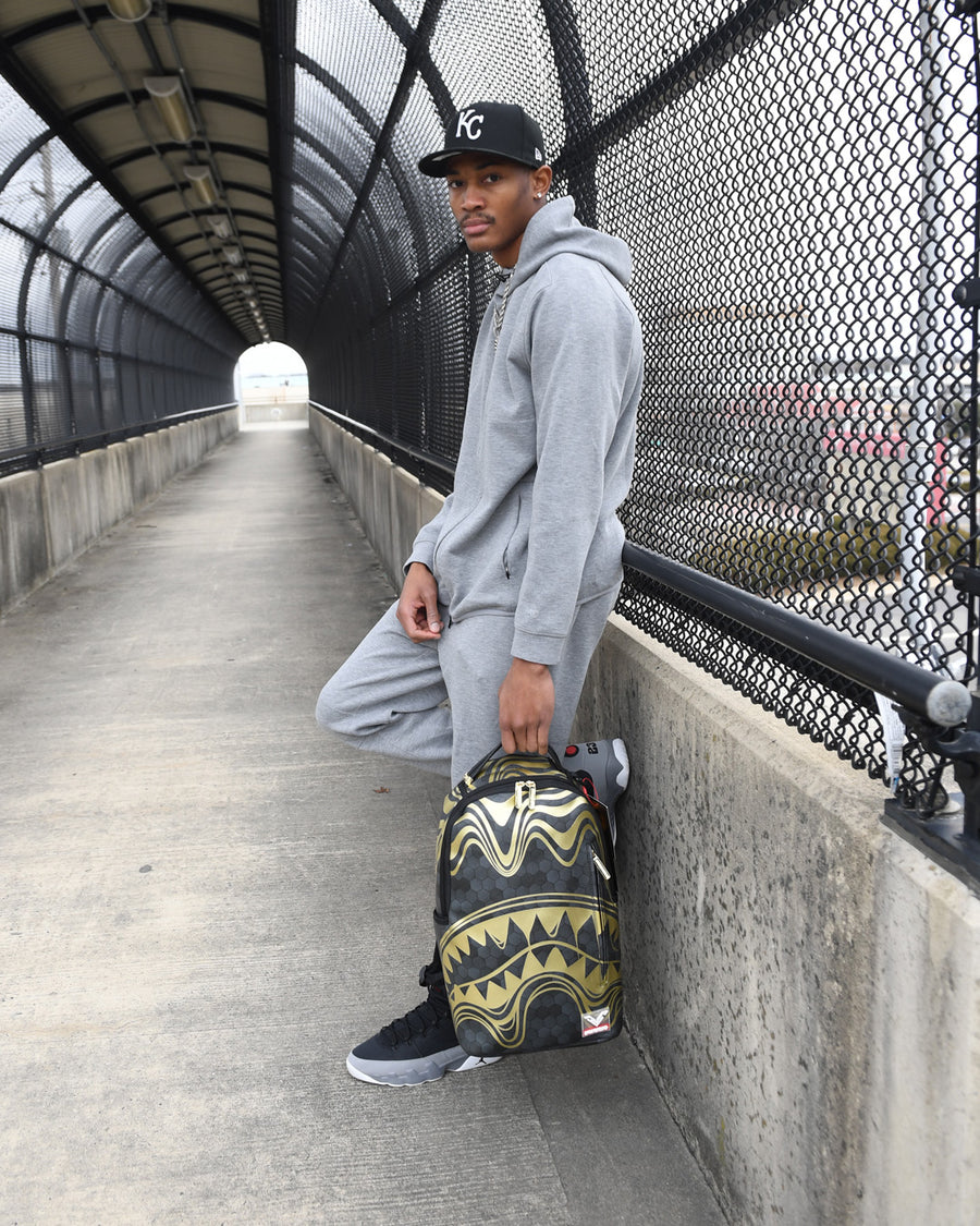 SPRAYGROUND® BACKPACK HONEYCOMB DEVONTA SMITH COLLAB BACKPACK