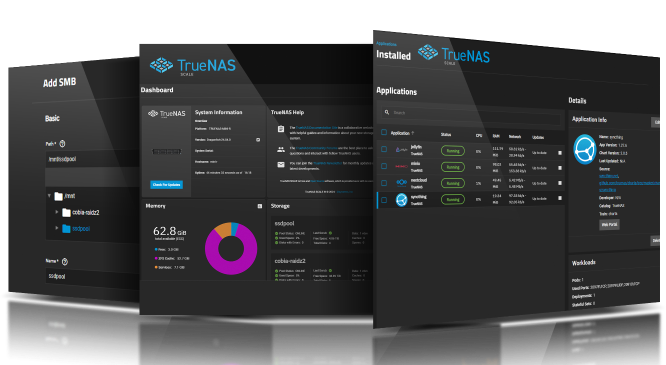 TrueNAS CORE Dashboard