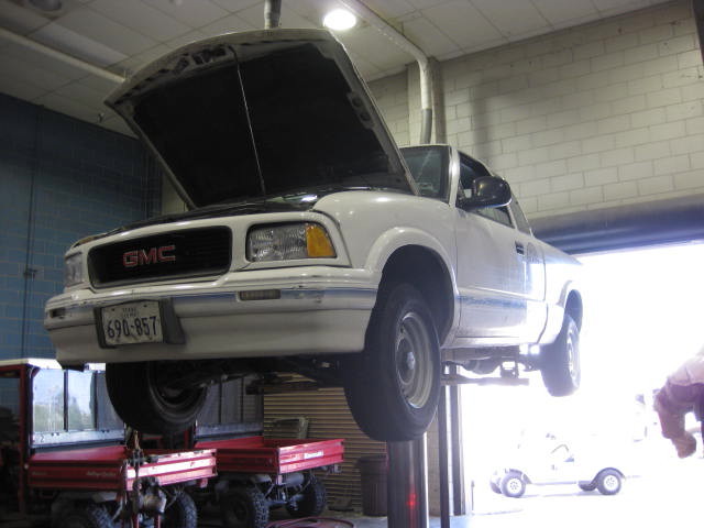 Truck maintenence at Texas Southern University Fleet Maintenance Division