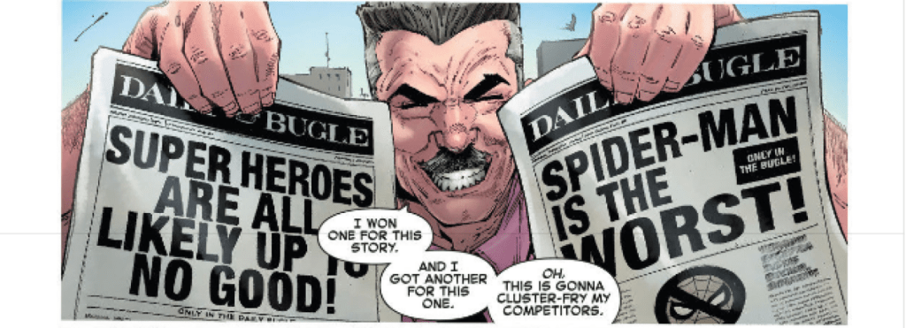 In ‘Veep’ Writer’s Spider-Man Story, the News Is Entertainingly Evil