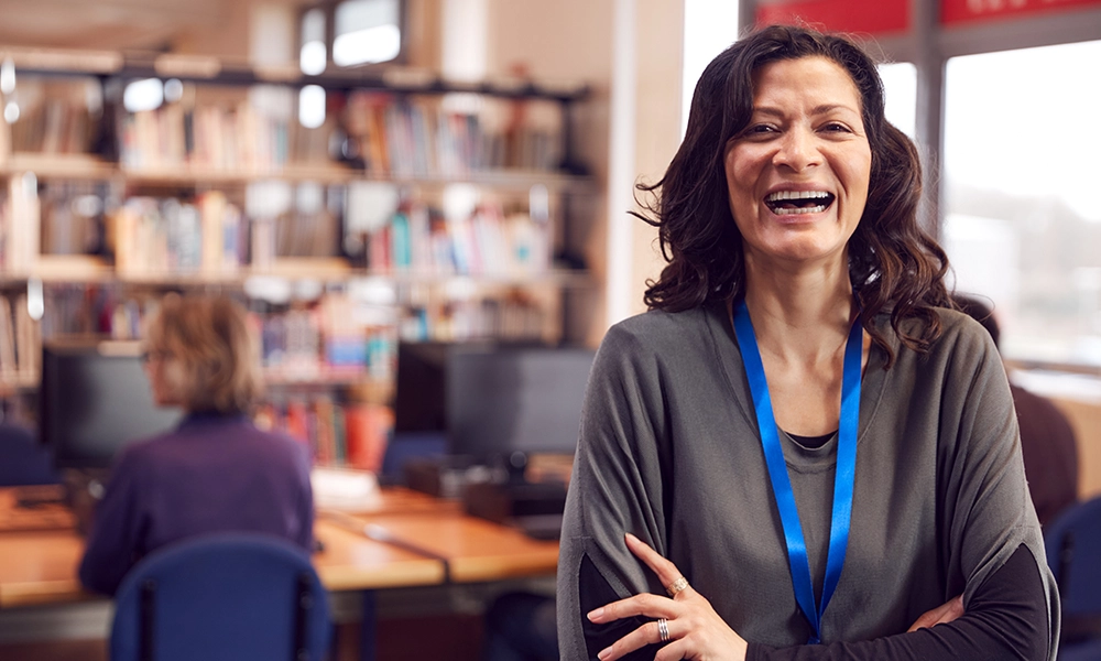 Educause Teacher in Library