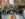 A person jumps rope above a rainbow crosswalk during OURFest in Philadelphia