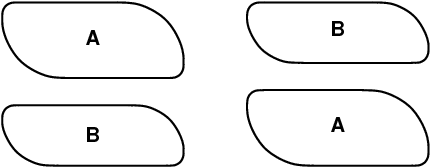 [image: rectangle with two tiny   rounded corners and two very large ones, on opposite corners]