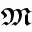 MATHEMATICAL BOLD FRAKTUR CAPITAL M