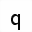 MATHEMATICAL SANS-SERIF SMALL Q