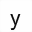 MATHEMATICAL SANS-SERIF SMALL Y