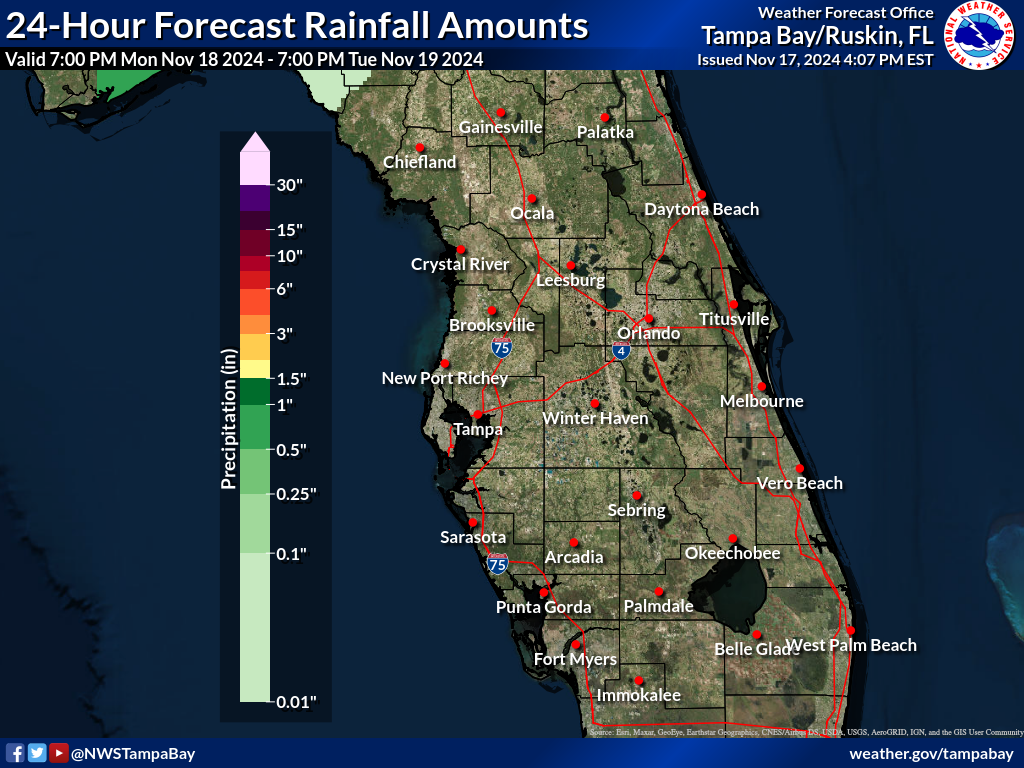 Localized Weather Prediction Center Day 2 Precipitation Forecast