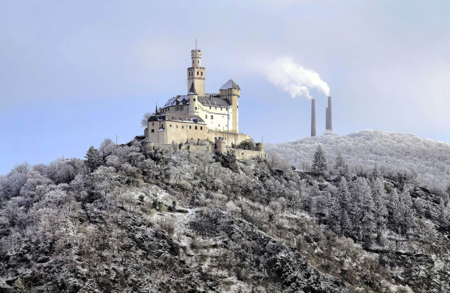 2nd: Marksburg Castle in winter