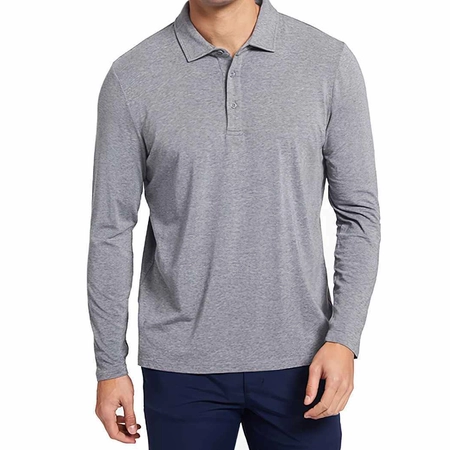 Sun Protective Long Sleeve Polo Shirt