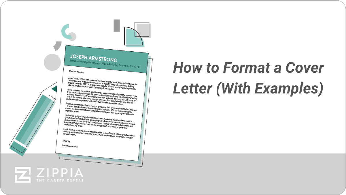 How to Format a Cover Letter (With Examples)