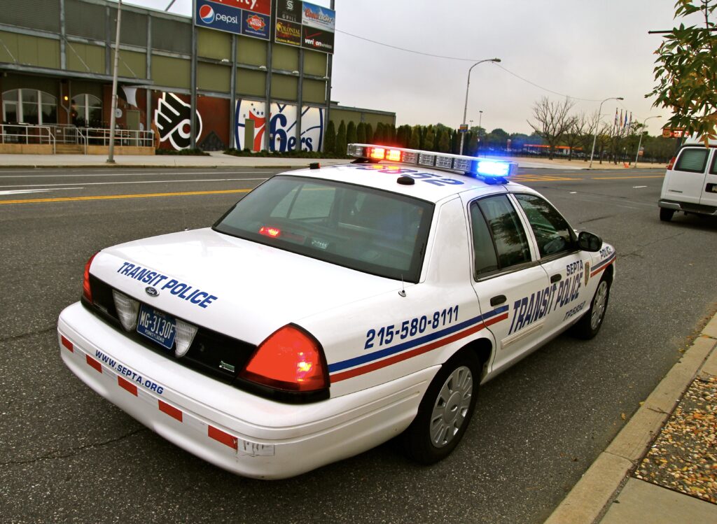 SEPTA transit police car